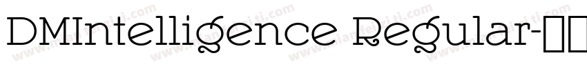 DMIntelligence Regular字体转换